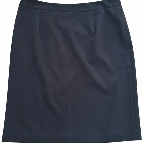 Rafaella Black Pencil Skirt with Ruffle Detail - Picture 3 of 5